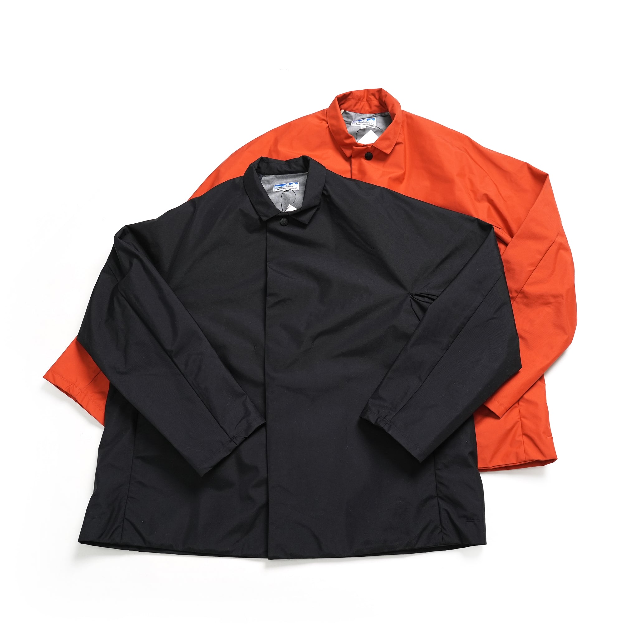 No:PH22FW-006 | Name:P.H.M. SHORT COAT | Color:Black/Orange【POWDERHORN  MOUNTAINEERING_パウダーホーンマウンテニアリング】