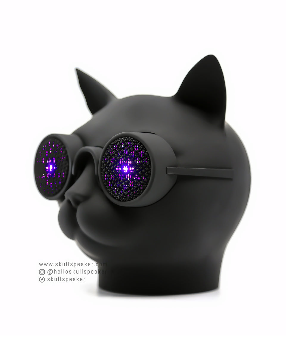 cat skull speaker