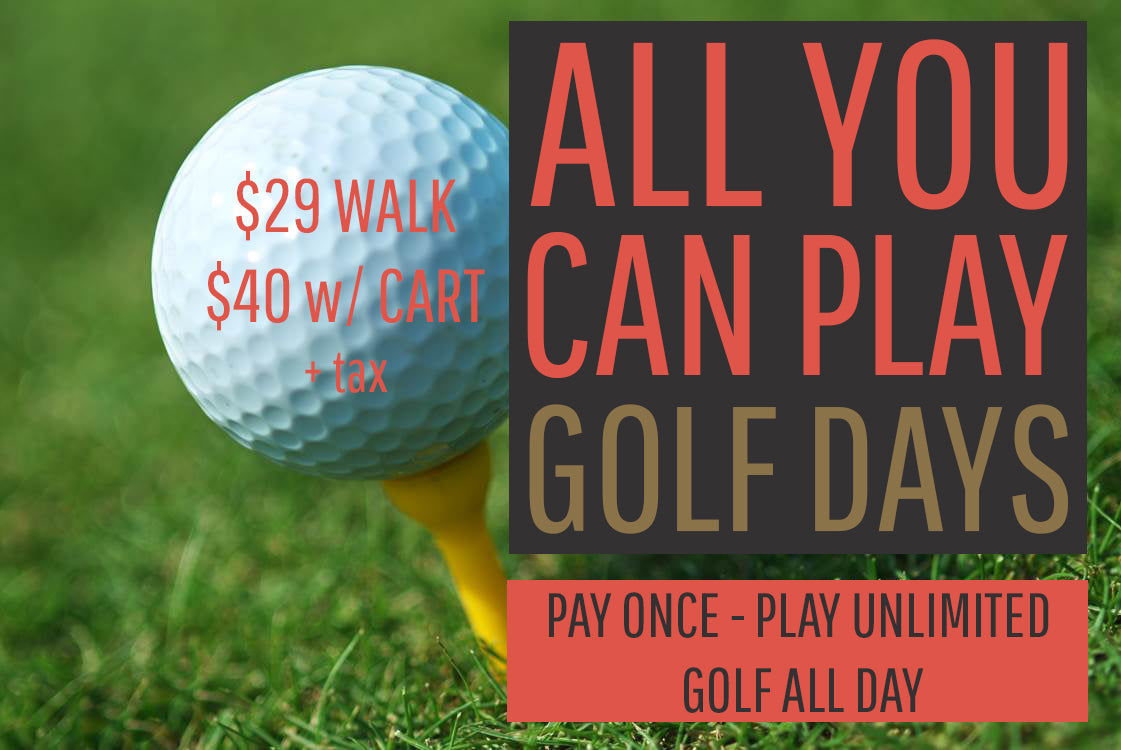 ALL YOU CAN PLAY Golf Days