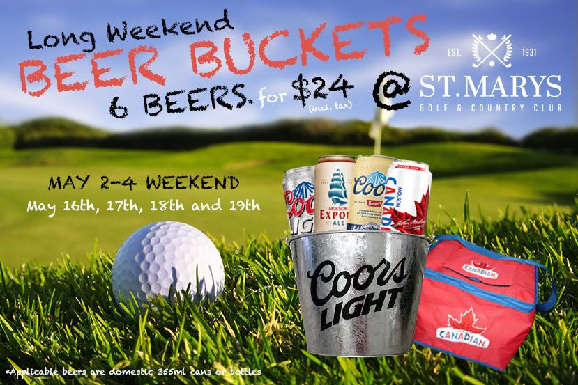 Long Weekend Golf Beer Bucket Special