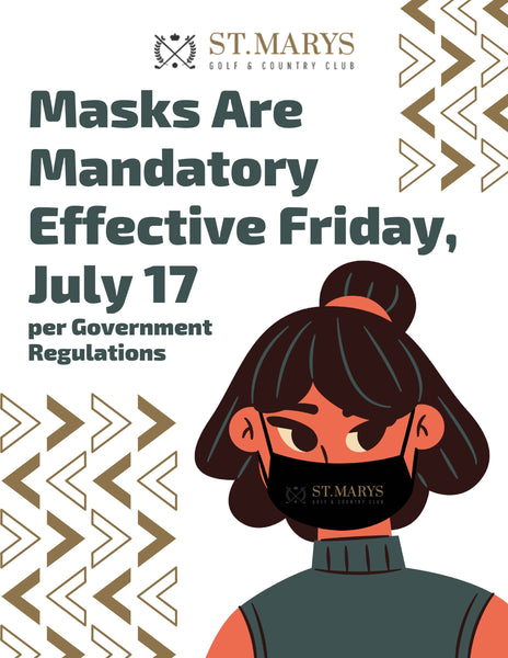Mandatory Face Masks in Ontario Restaurants