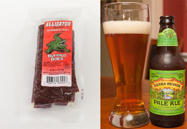 BBQ Alligator Jerky Sierra Nevada Pale Ale