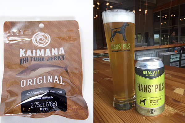 Kaimana Fish Jerky Real Ale Hans Pils