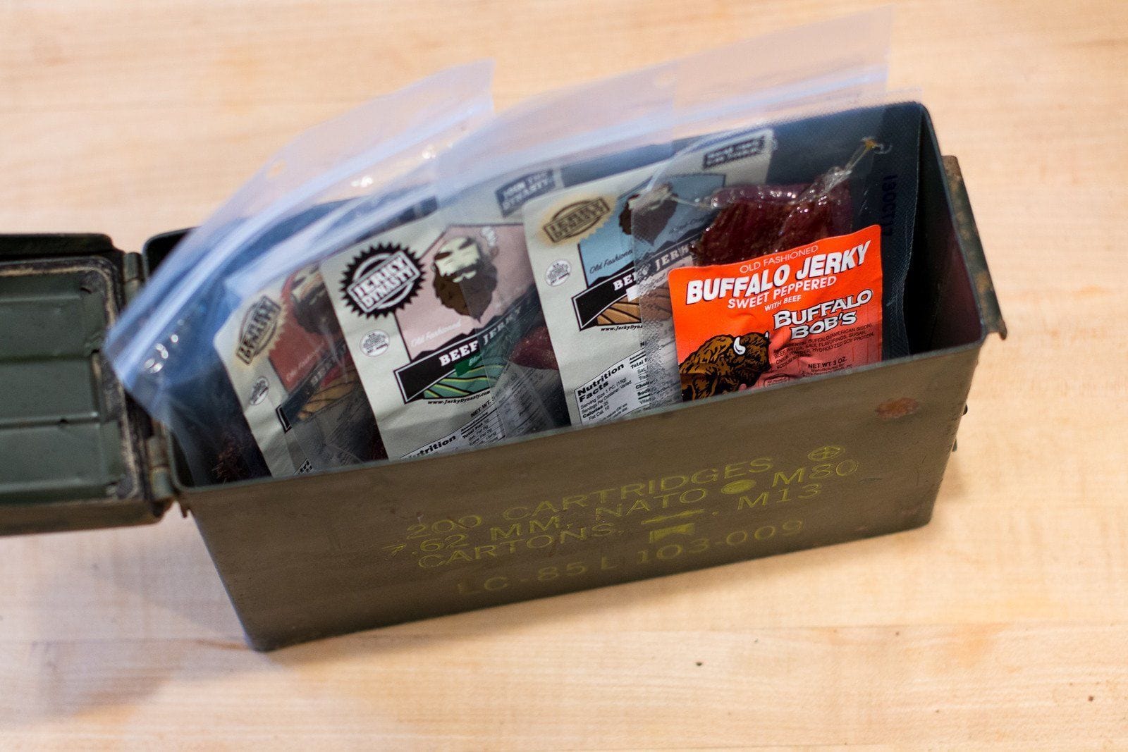 old fashioned ammo can gift pack