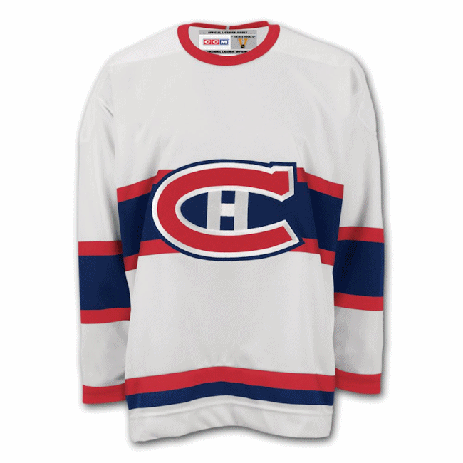 montreal canadiens white jersey