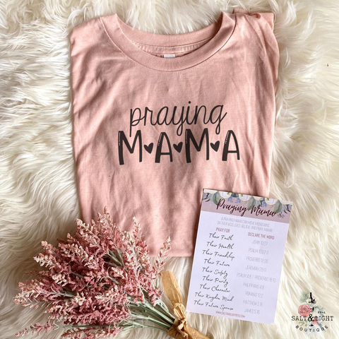 Praying Momma | Christian Shirts for Woman | Salt and Light Btq