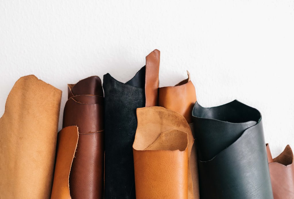 Vegetable tanned leather