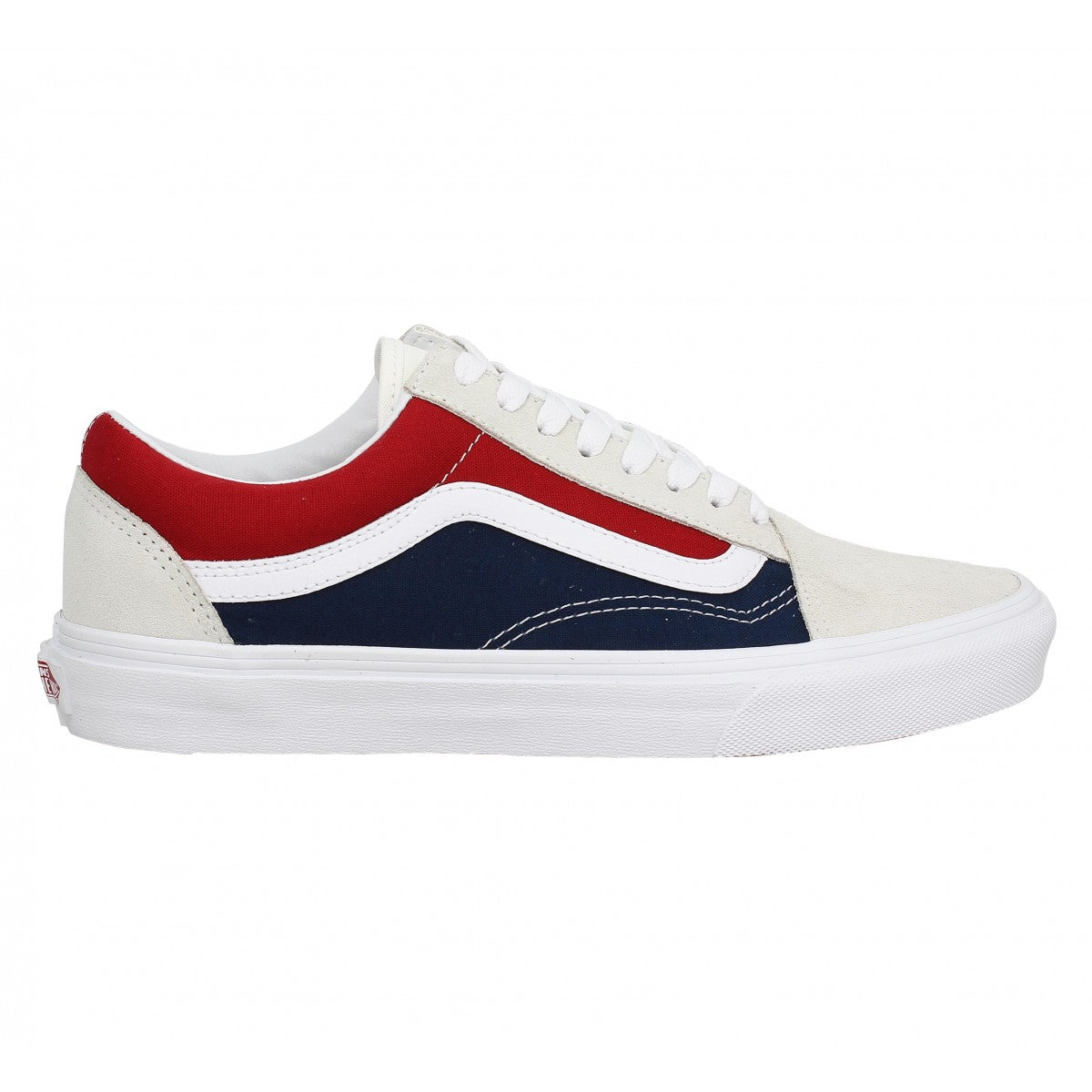 vans old skool bleu rouge