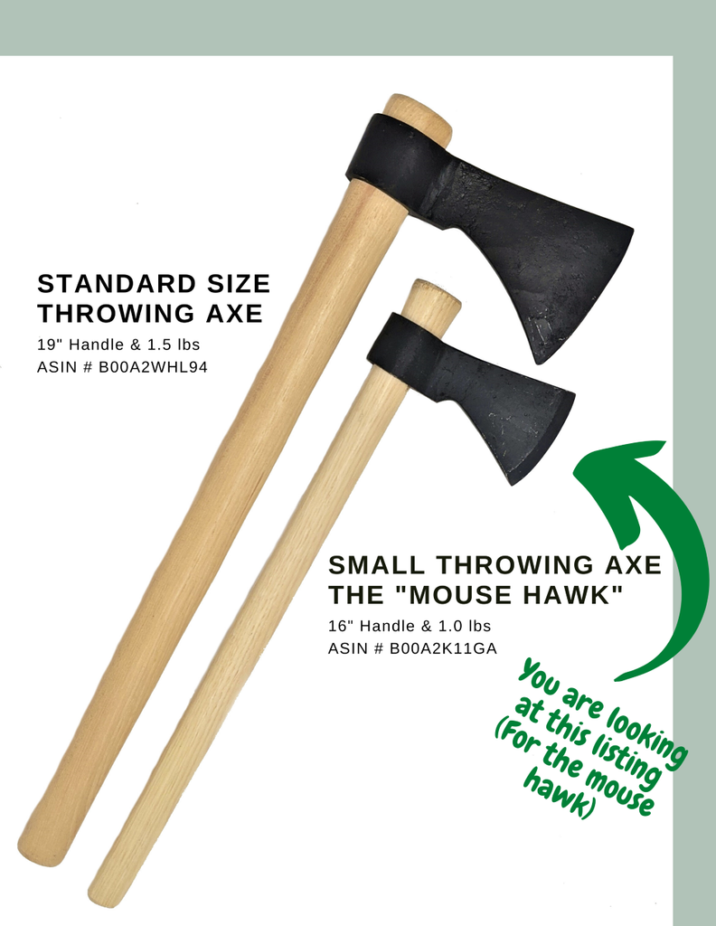 Difference between mouse tomahawk and standard throwing axe