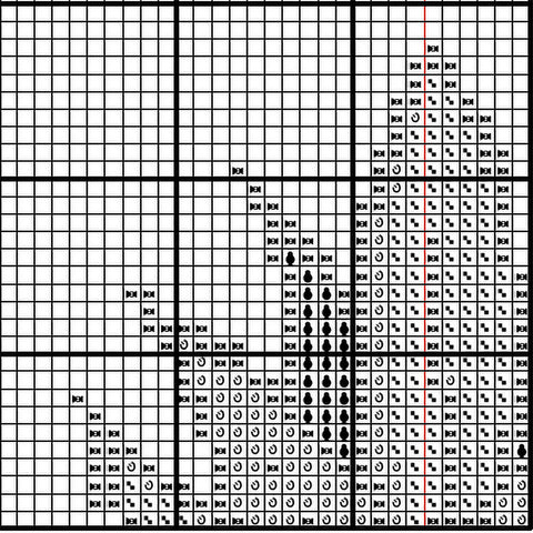 Cross Stitch Chart Example