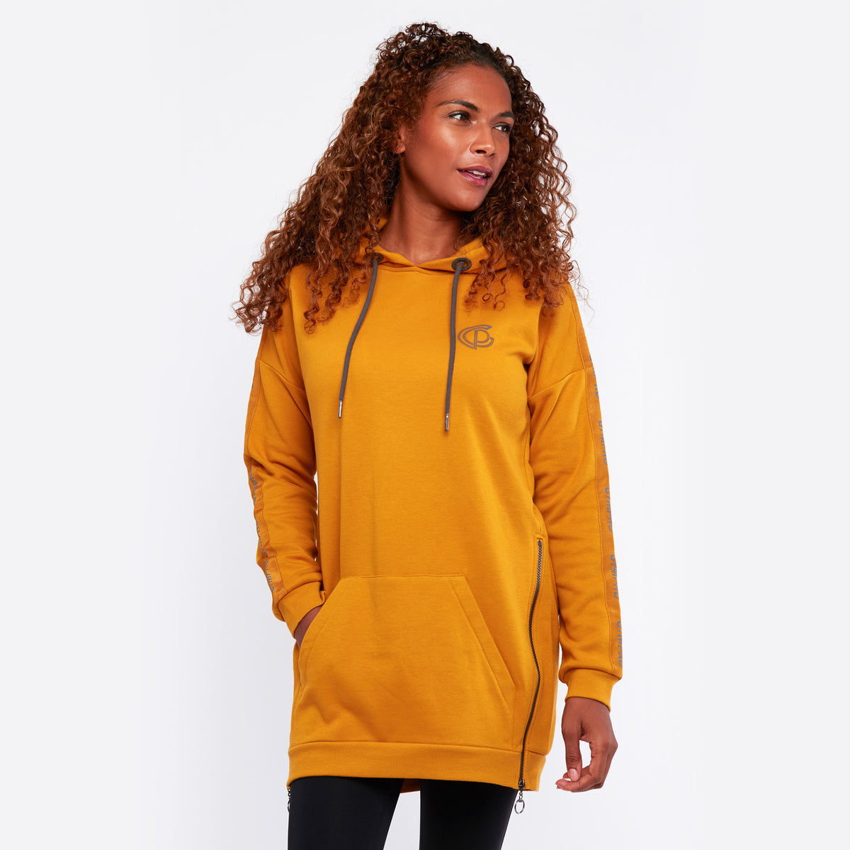 womens mustard hoodie