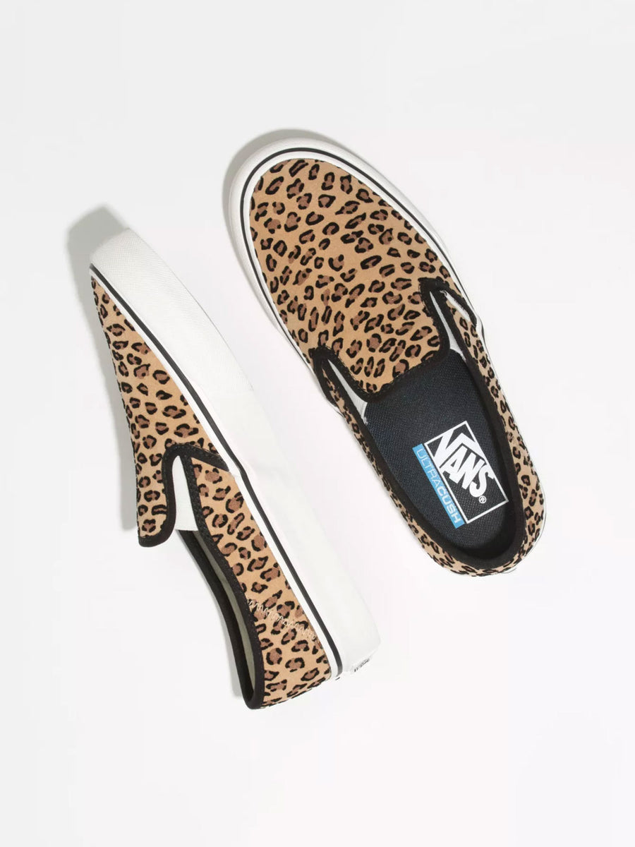 vans classic slip on mini leopard