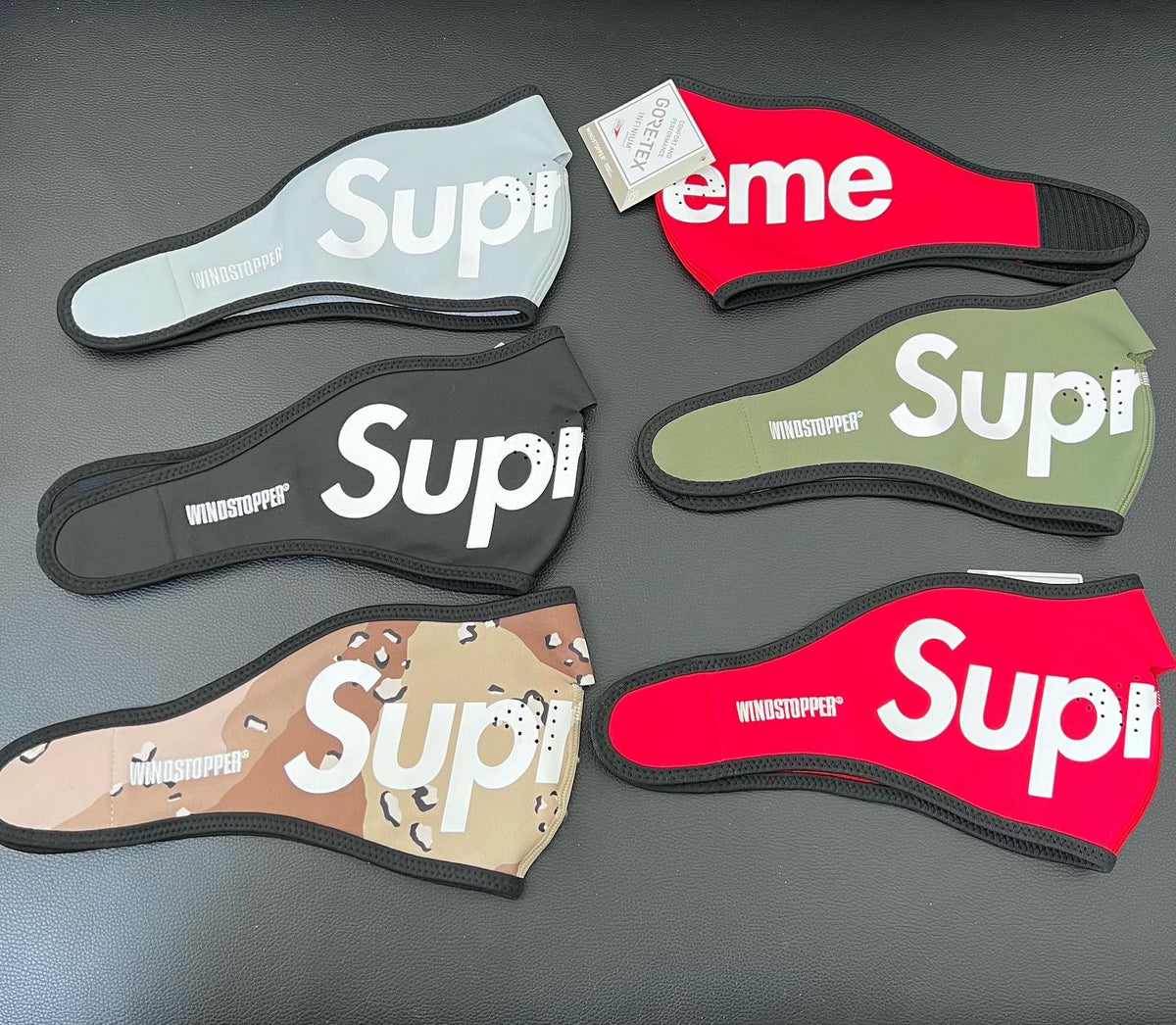 Supreme WINDSTOPPER Facemask Chocolate Chip Camo F/W 22' (#9525)