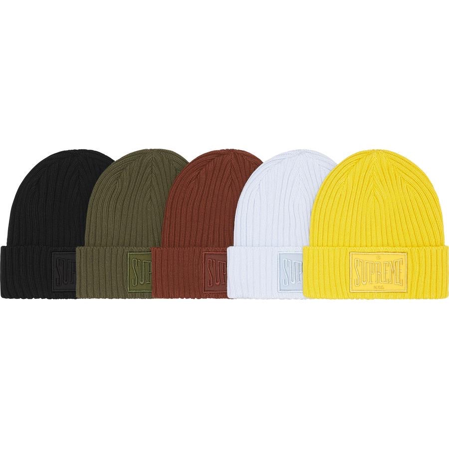 Supreme Overdyed Patch Beanie Black 新品 - ニットキャップ/ビーニー