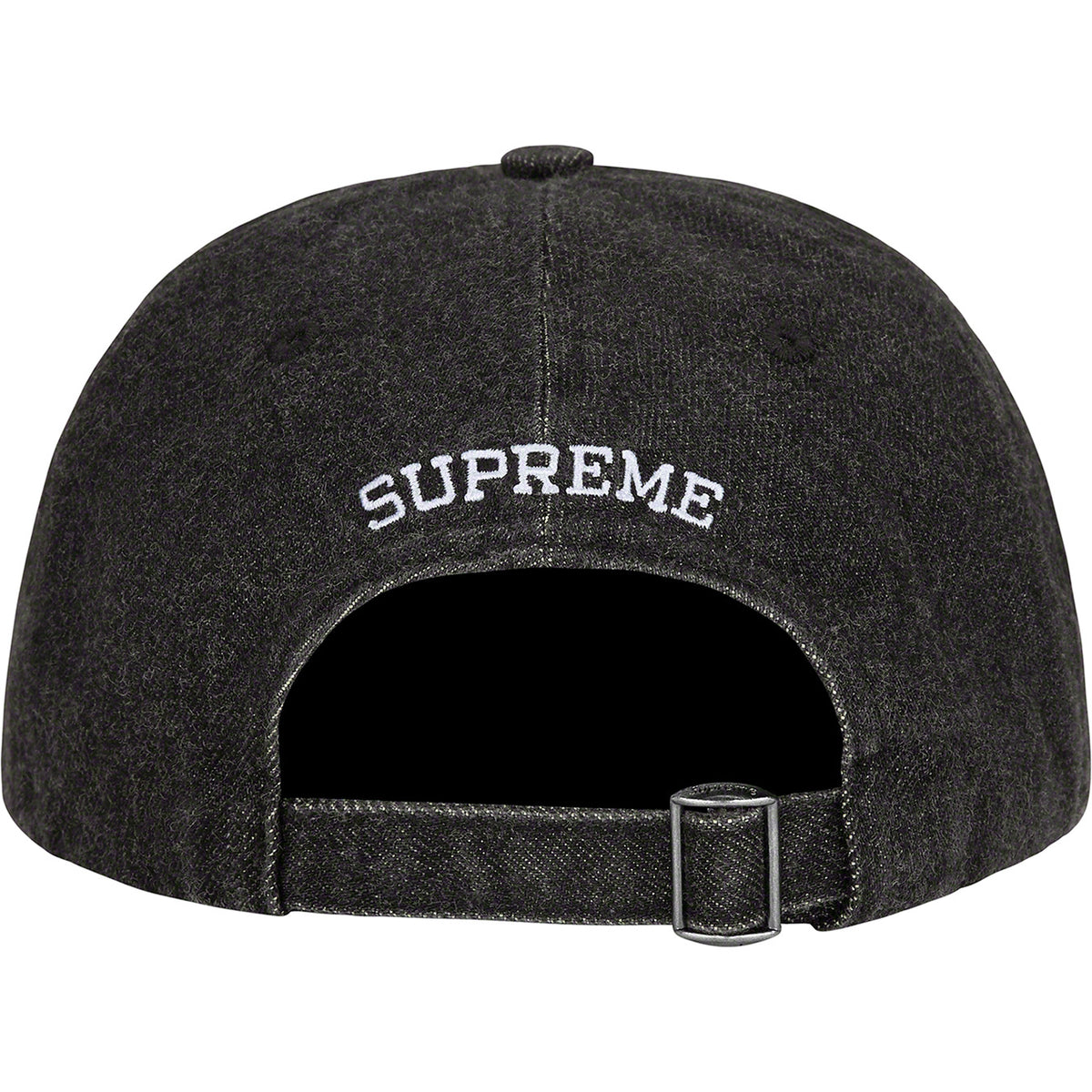 black supreme s logo hat