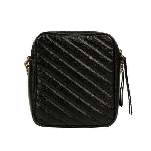 gg marmont tall chevron leather crossbody bag