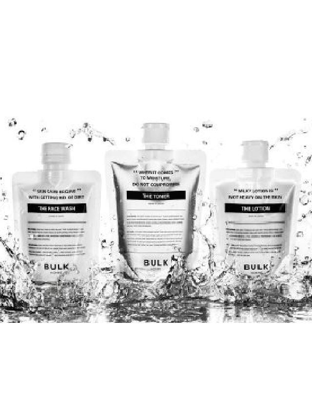 Bulk Homme: Basic Men's Skin Care Set (FACE WASH + TONER + LOTION)