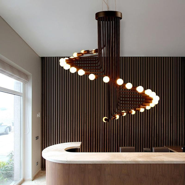 ventour modern spiral light