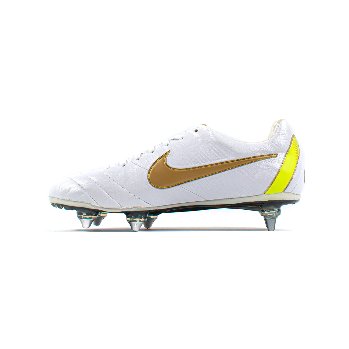 Nike Legend IV Elite White Gold SG – Soccer Cleats