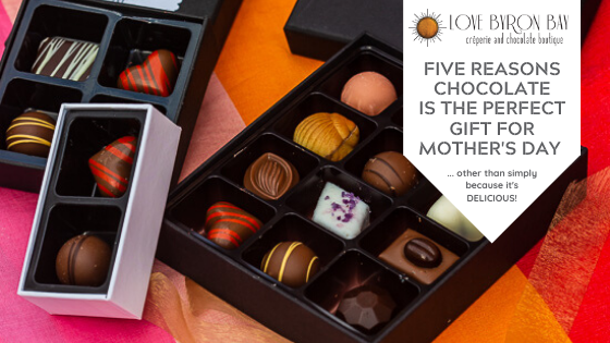 5 reasons why you need to give chocolate to your mum, stepmum, mother-in-law, grandmother this mother's day!