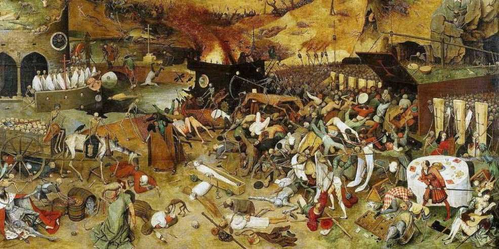 Le Triomphe de la Mort en 1562 du peintre  Pieter Bruegel