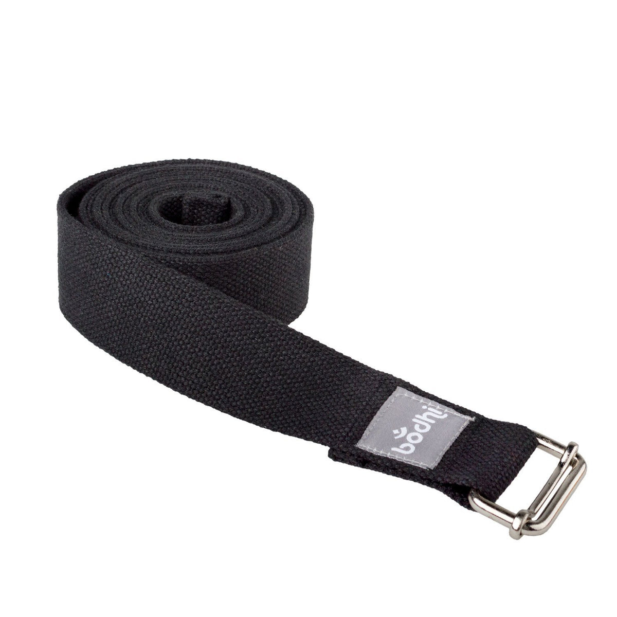 black yoga strap