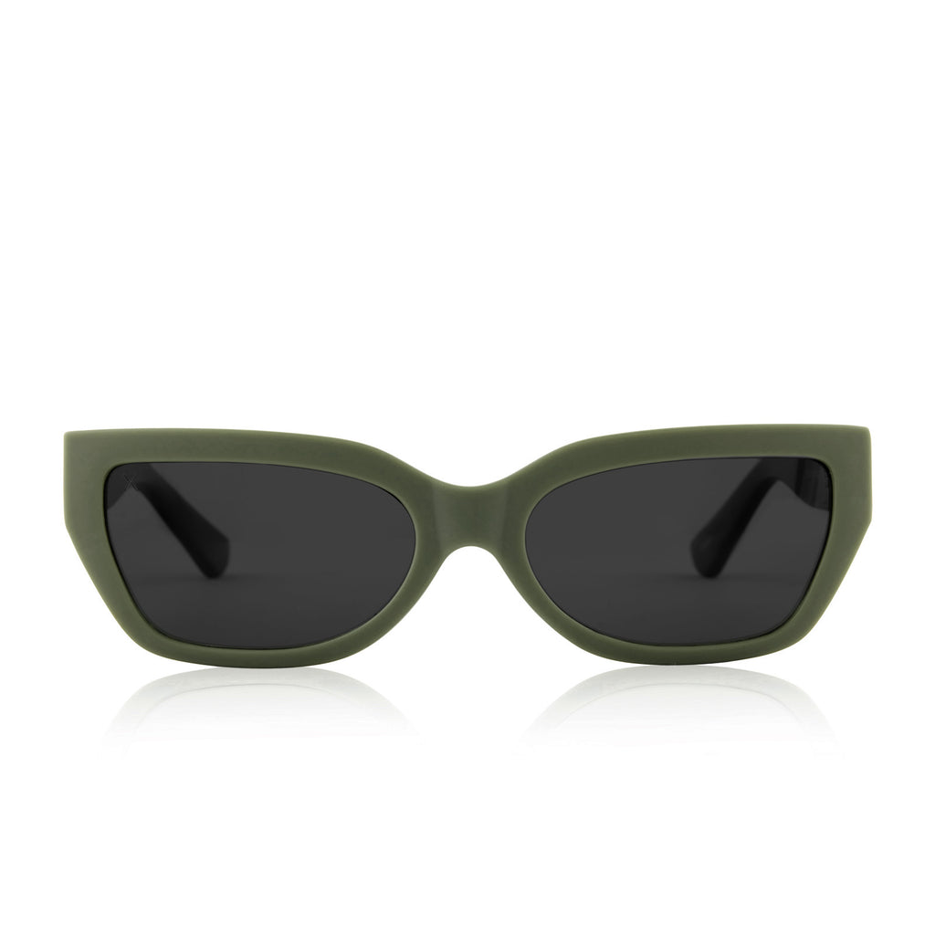 Les Do Makeup fiancé matte olive sunglasses | DIME –