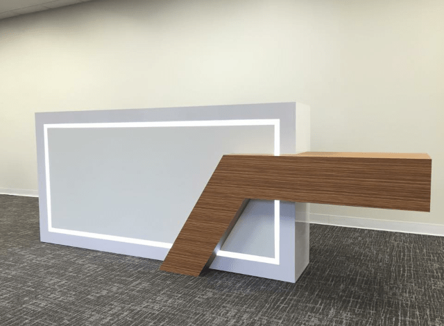 Quad Tech Class 1 Reception Desk Reception Counter Solutions