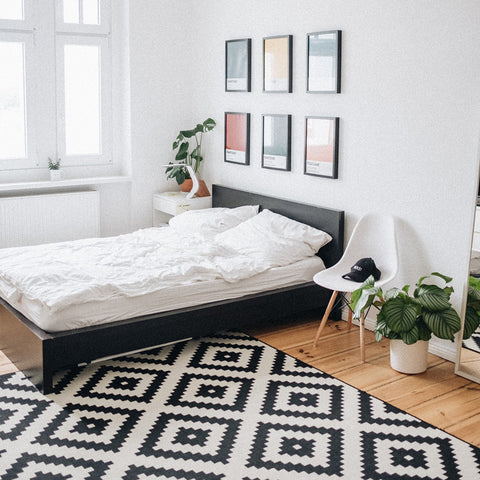 Teenage Boy Bedroom with Colors and Pattern