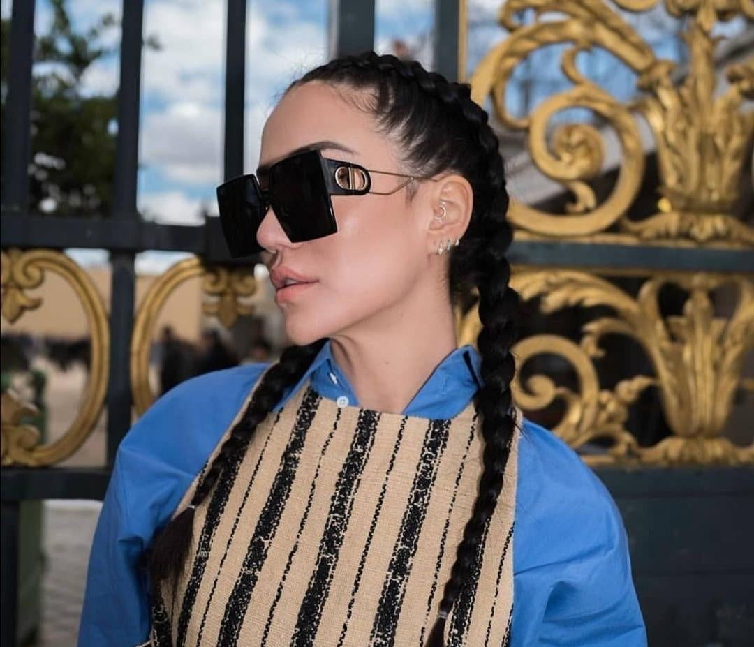 dior black and gold sunglasses