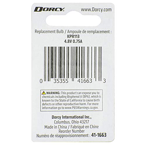 Dorcy 6-Volt/4D-4.8-Volt 0.75A Bayonet Base Krypton Replacement Bulb 2-Pack 