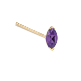 Marquise Gem Stud Earring (Single)