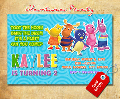 DIY Backyardigans Invitations for Backyardigans Birthday Party - girls party printables