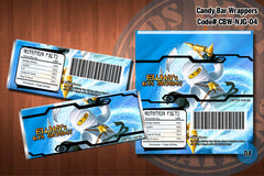 Ninjago Candy Bar Wrapper - Red - Kai