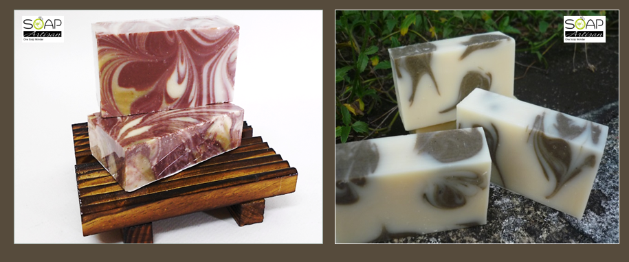 Soap Artisan | Red Clay and Green Clay Soaps