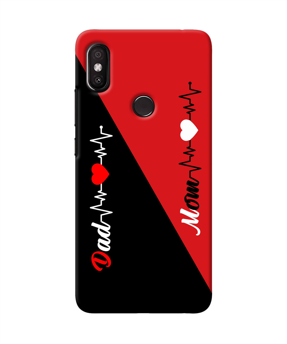 Mom Dad Heart Line Redmi Y2 Back Cover Case Online at Best Price ...