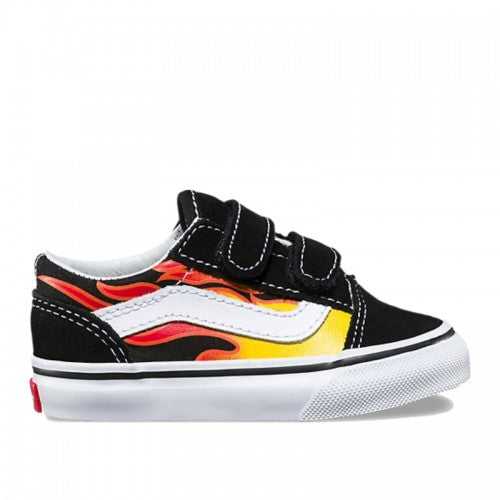 vans old skool v flame