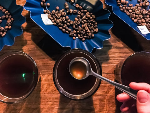 Coffee cupping