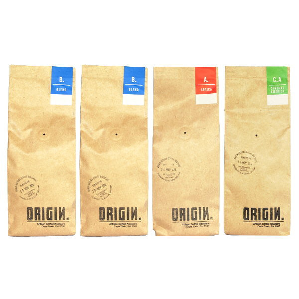 Origin Coffee Roasting Festive Season Selection Cape Coffee Beans