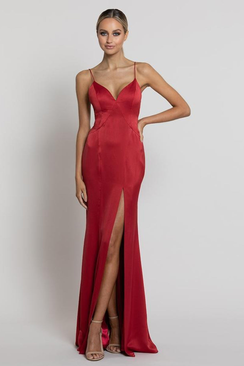 buy red gown