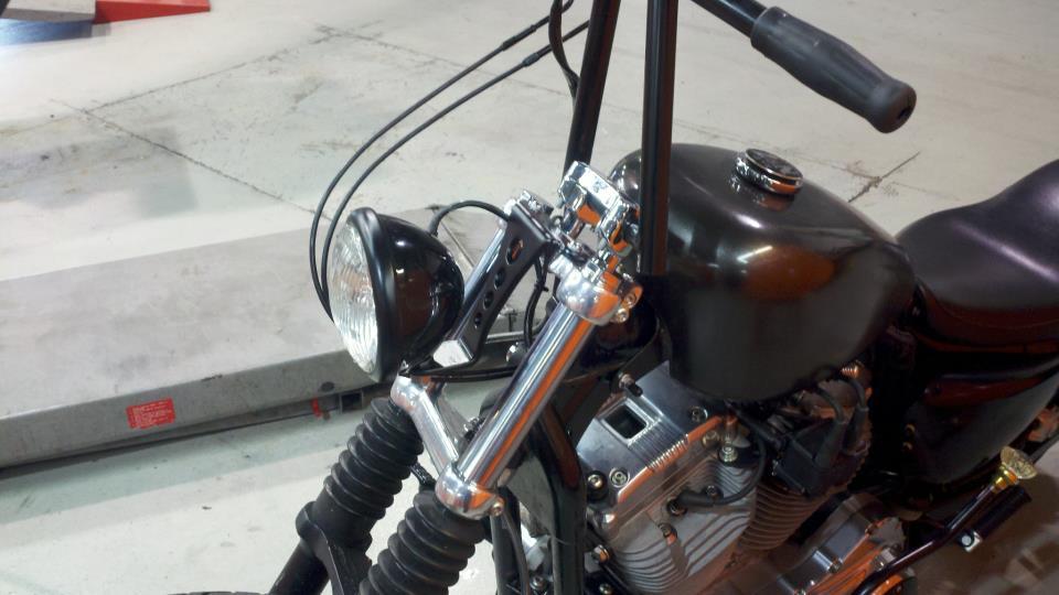 dyna headlight mount