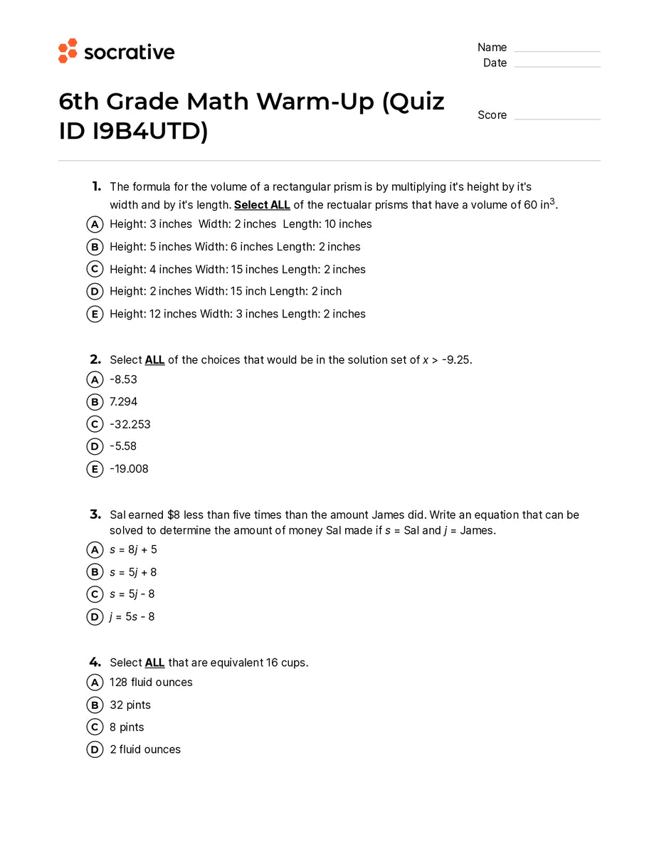 6th-grade-math-warm-up-quiz-shop