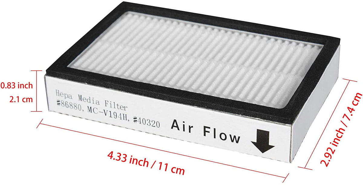 8 EF2 Vacuum HEPA Filter for Panasonic MC-V194H Kenmore 11636724500 w/ Micro Kit 
