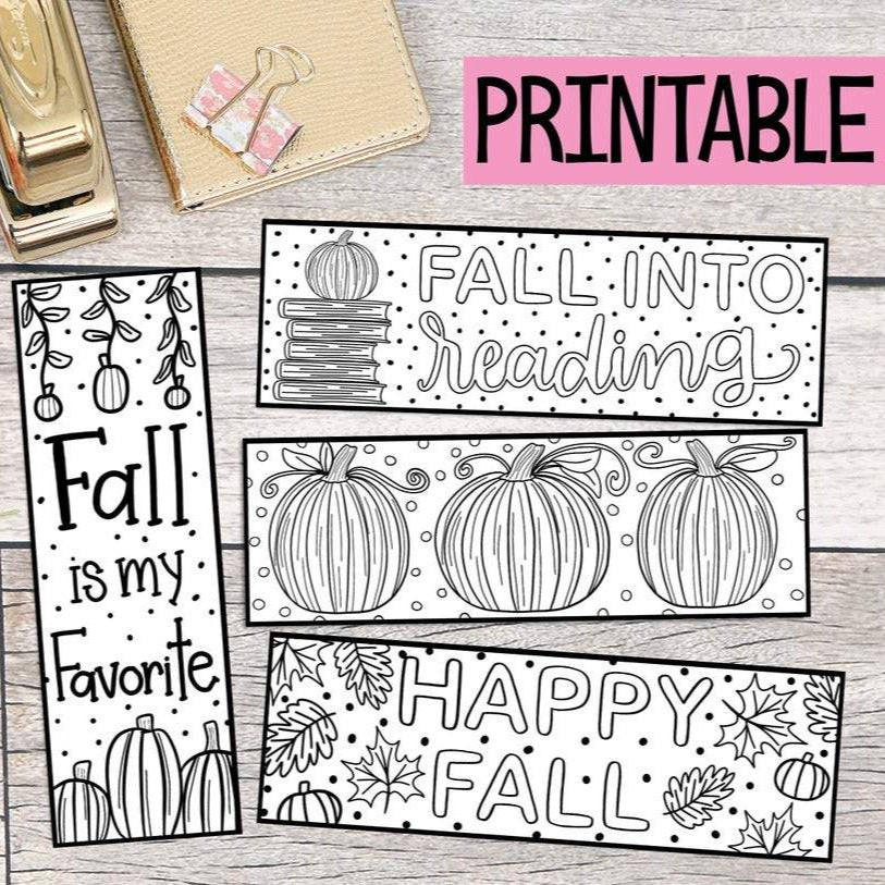 fall-bookmarks-4-printable-coloring-bookmarks-digital-download