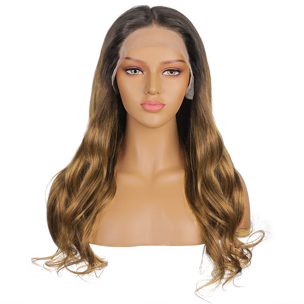 Moira | 20'' Elegant Long Body Wave Hair Lace Front Wig