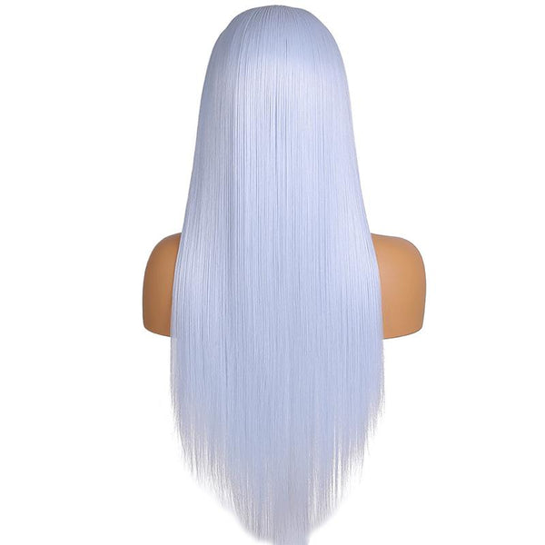 Light Blue Headband Wig Synthetic Hair