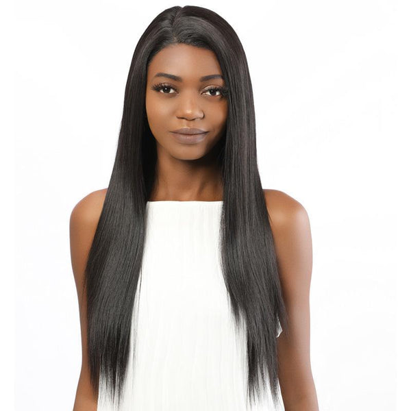 Fake scalp synthetic lace front wig | BIMBACHEXTREM