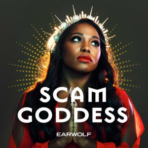 Scam Goddess podcast logo.