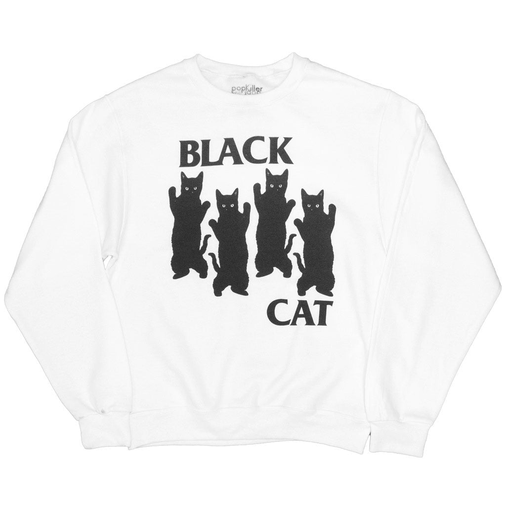 black cat two tone sweatshirt