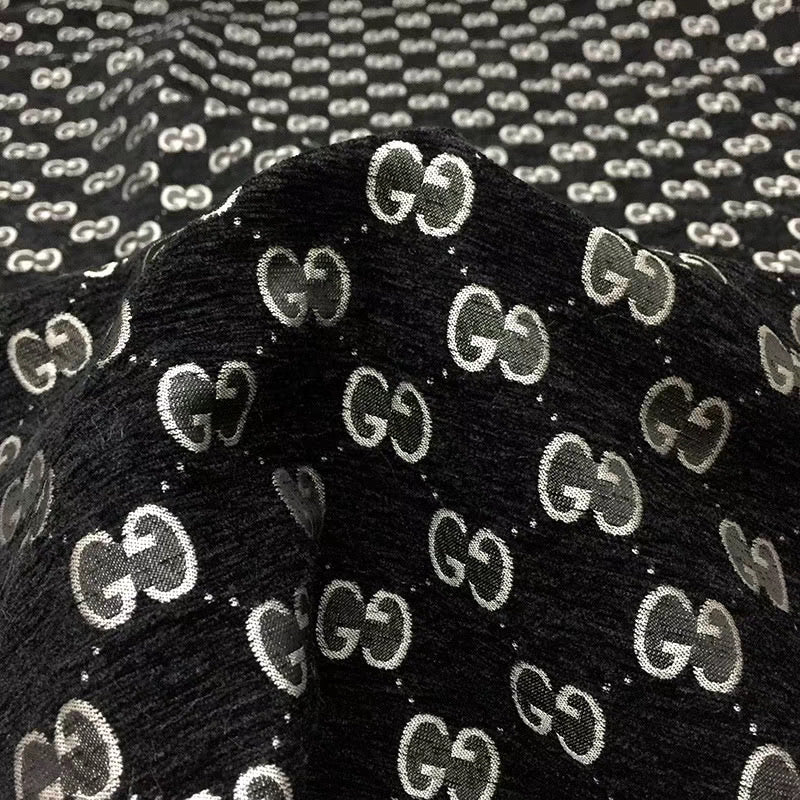 Designer Inspired Gucci Fabric Charcoal 
